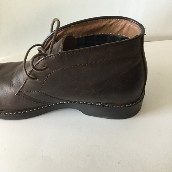 Izod Men's Chukka Lace-Up Brown Leather Boot Size 9.5 D - Picture 8 of 11
